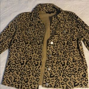Baccini Leopard print jacket. Barely worn